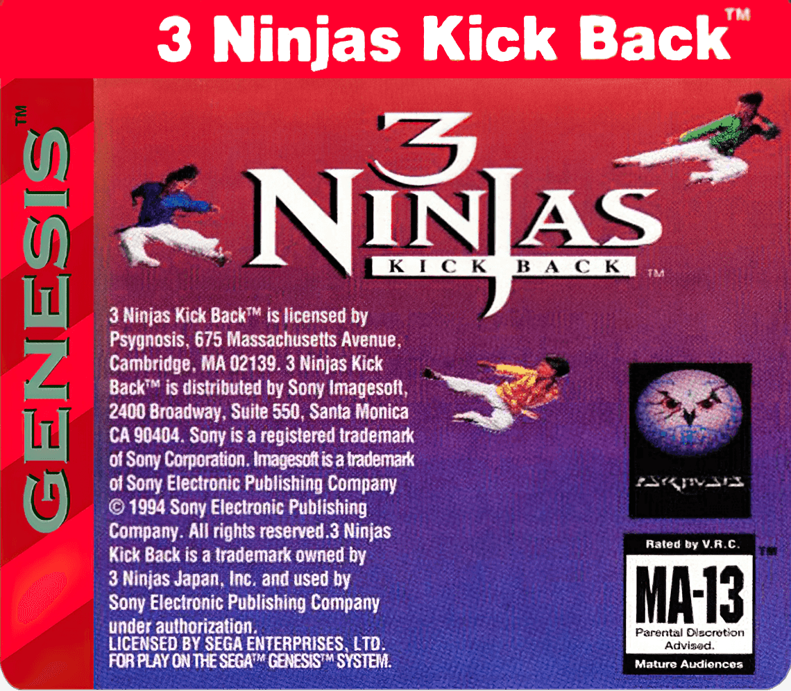 3 Ninjas Kick Back Cover Art - WOI Solutions