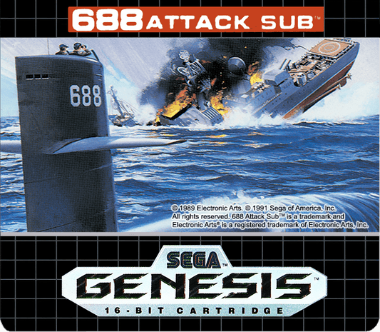 688 Attack Sub Cover Art - WOI Solutions