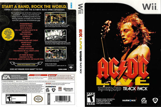 ACDC Live Rock Band Track Pack