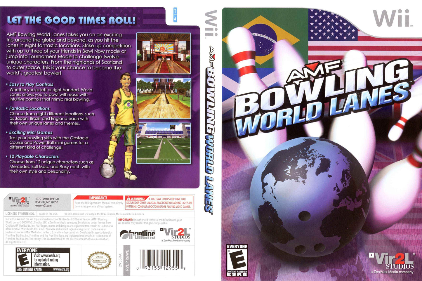 AMF Bowling World Lanes Cover Art - WOI Solutions