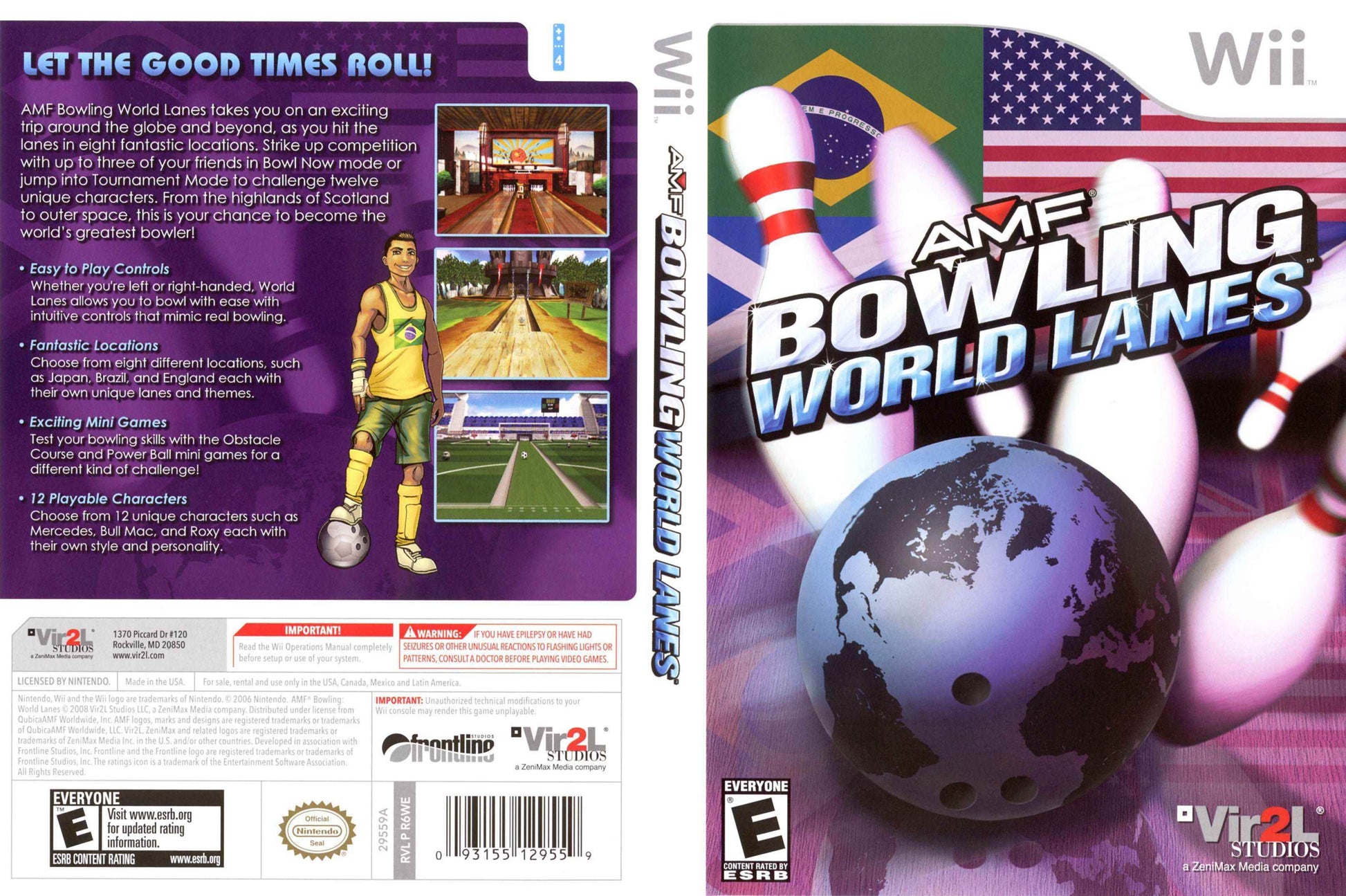 AMF Bowling World Lanes Cover Art - WOI Solutions