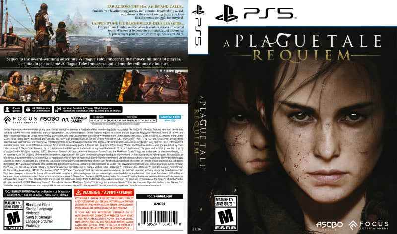 A Plague Tale Requiem Cover Art - WOI Solutions