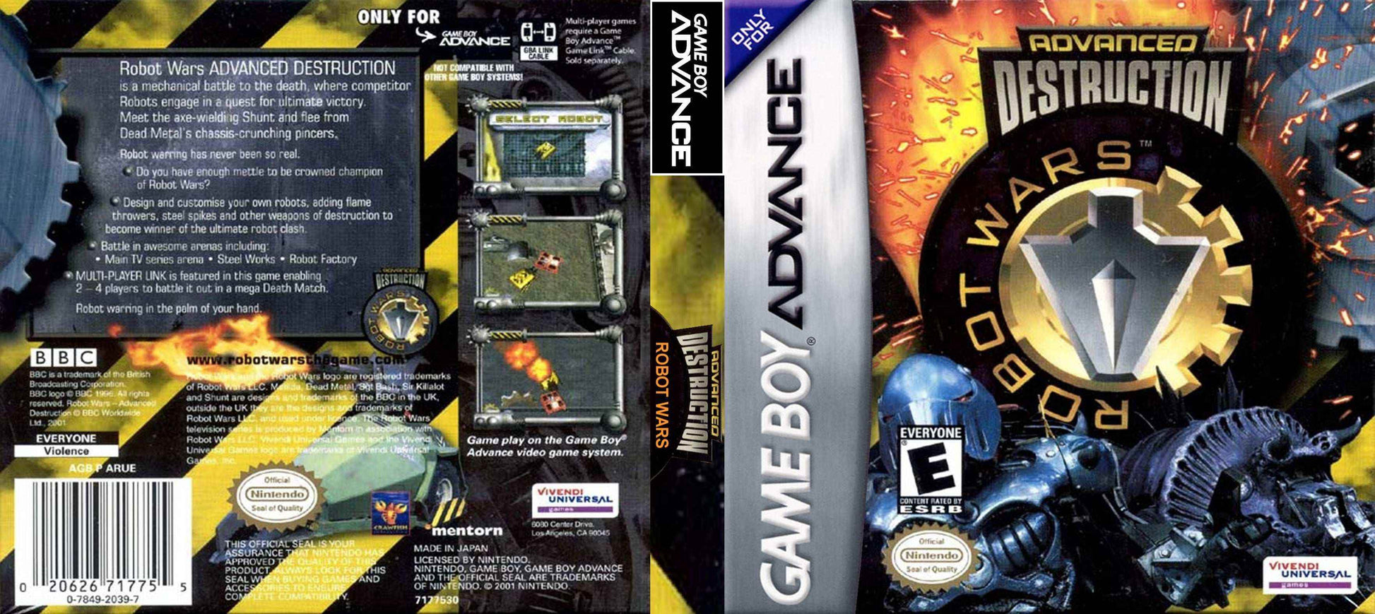 Advanced Destruction Robot Wars Cover Art - WOI Solutions