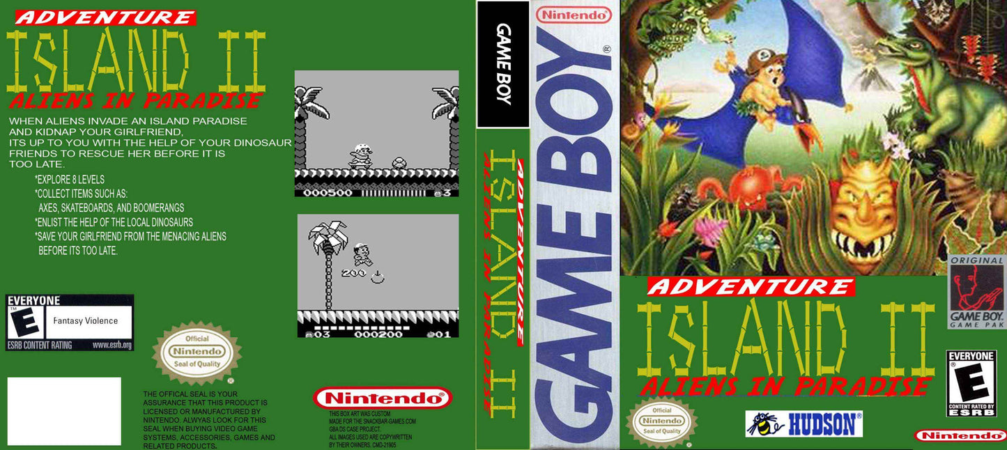 Adventure Island II Cover Art - WOI Solutions