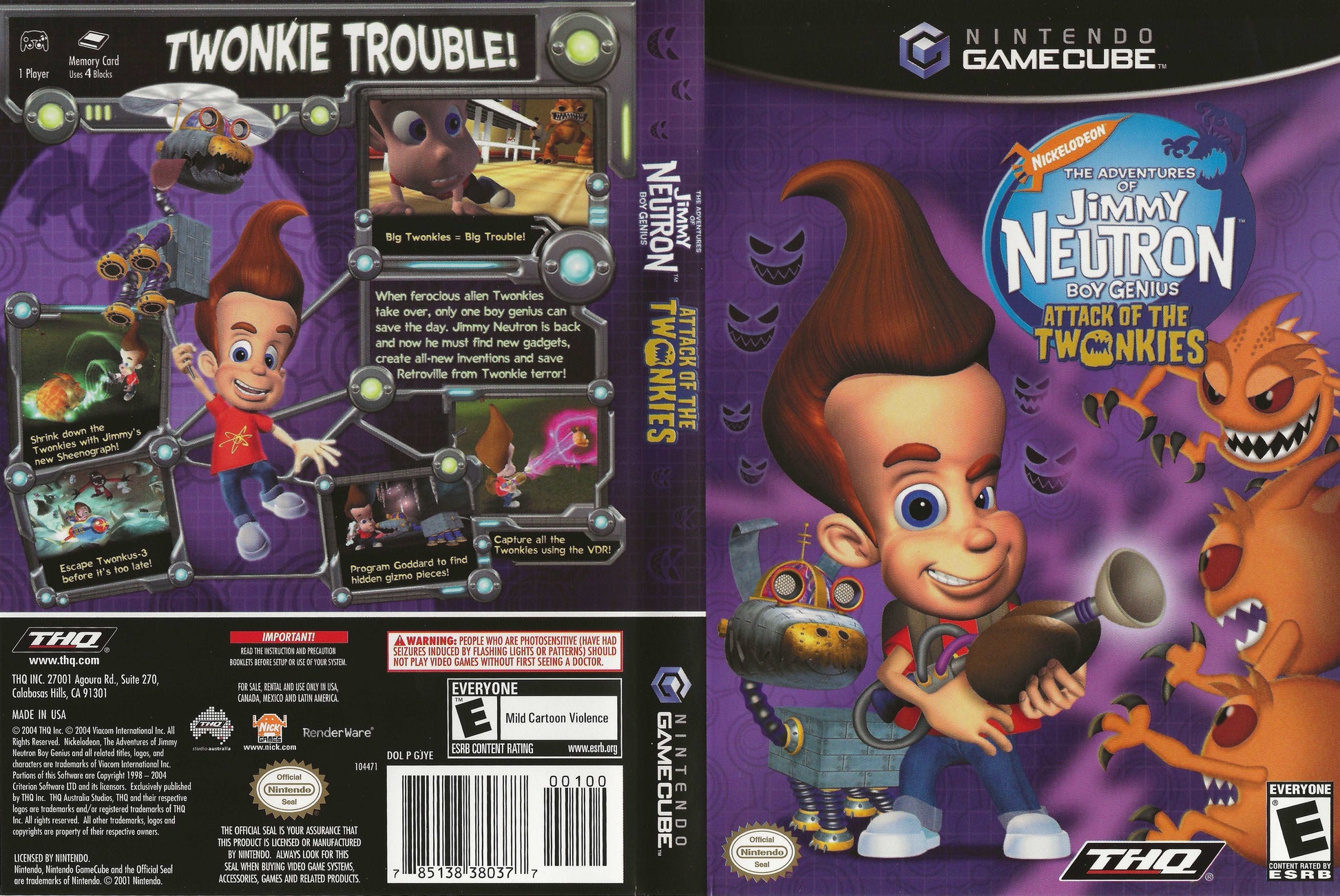 Adventures of Jimmy Neutron Boy Genius, The Attack of the Twonkies