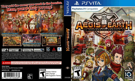 Aegis of Earth Protonovus Assault Cover Art - WOI Solutions