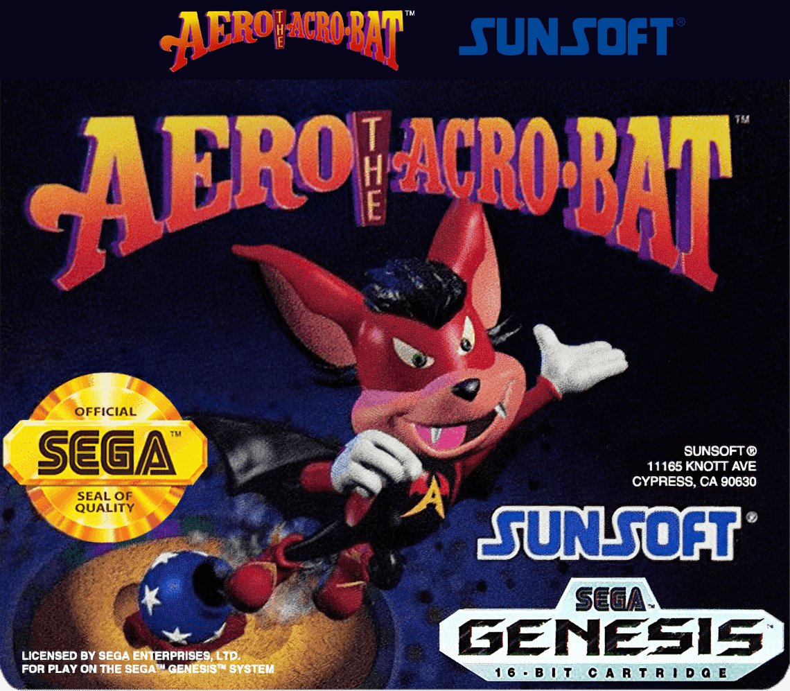 Aero the Acro-Bat Cover Art - WOI Solutions