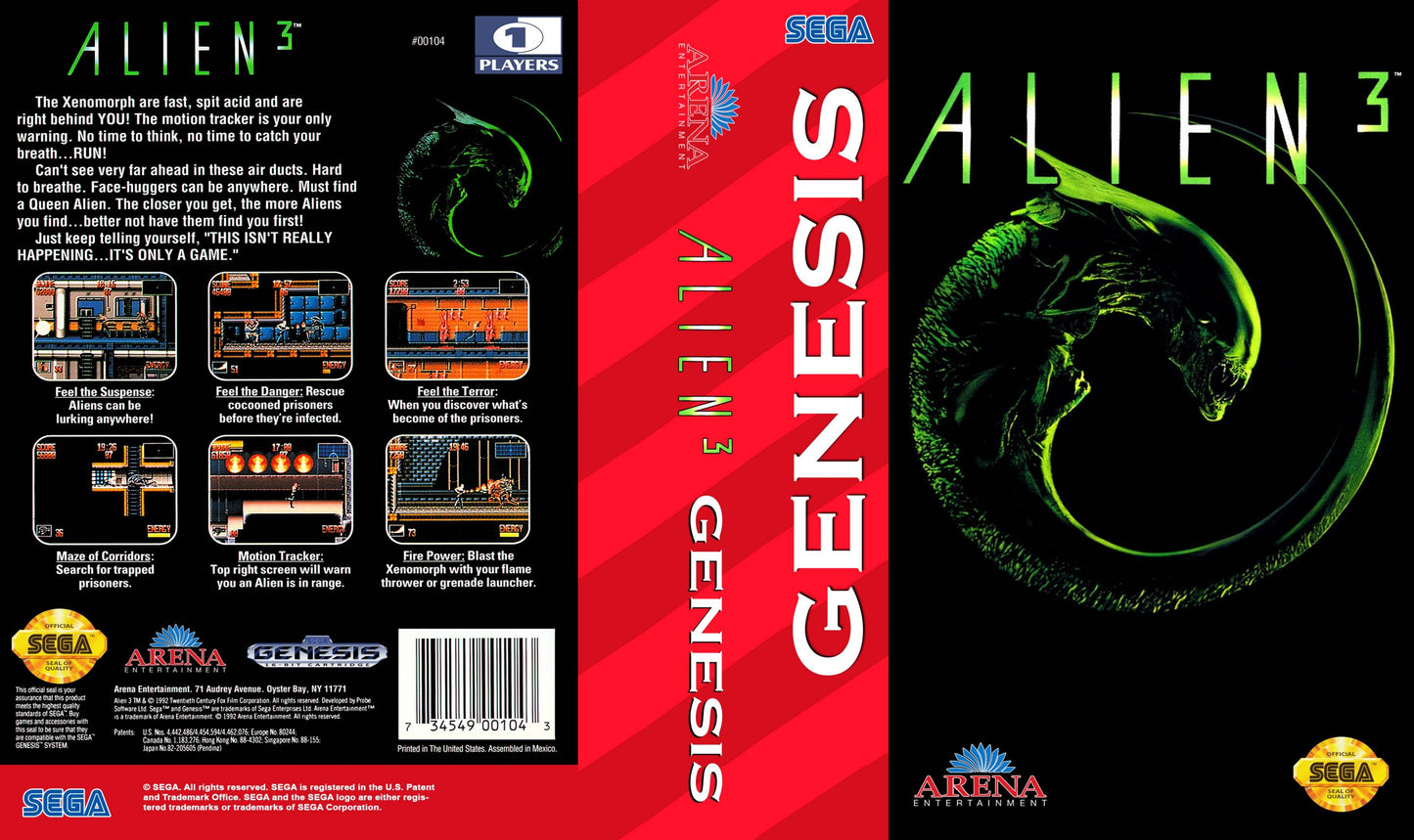 Alien 3 Cover Art - WOI Solutions