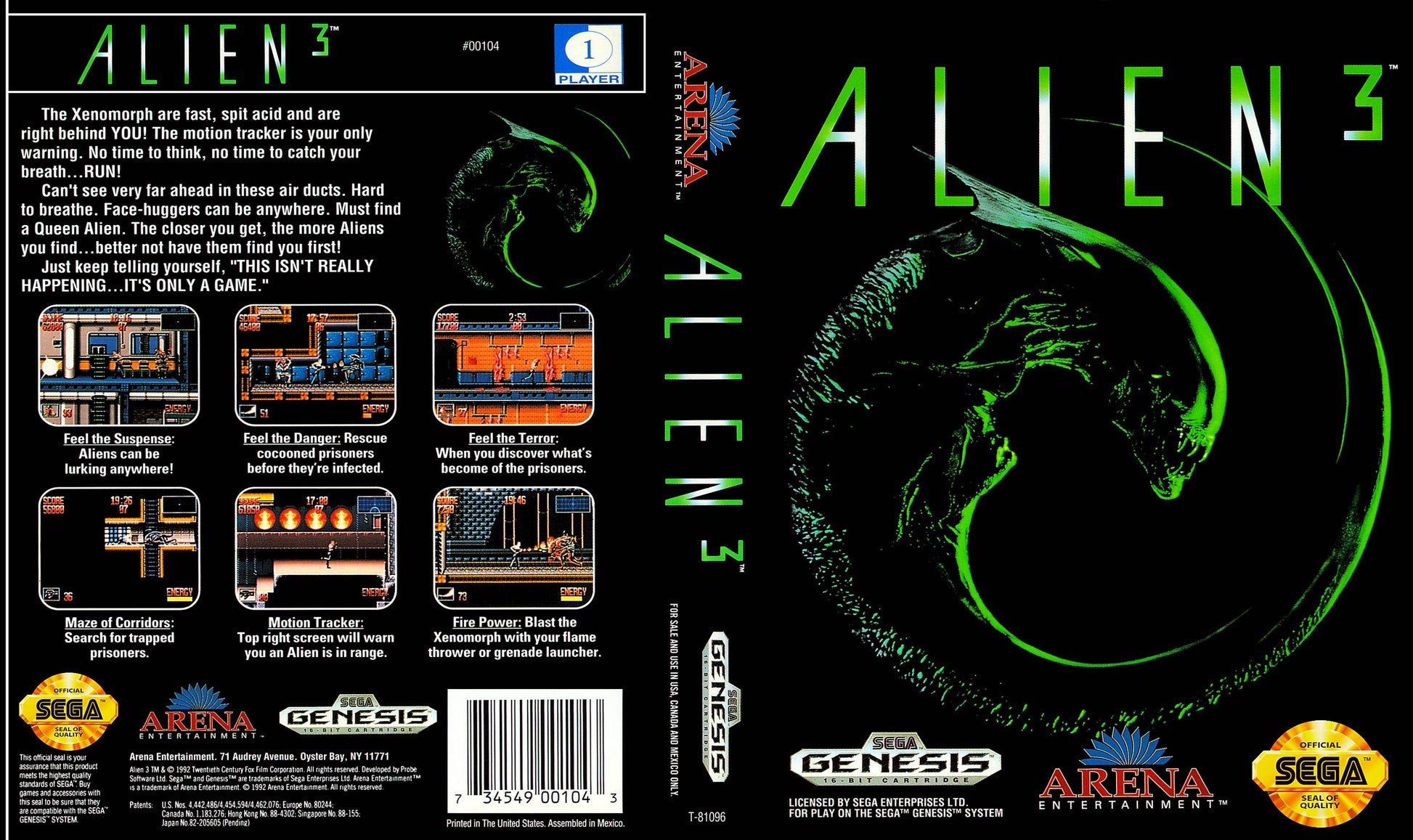 Alien 3 Cover Art - WOI Solutions