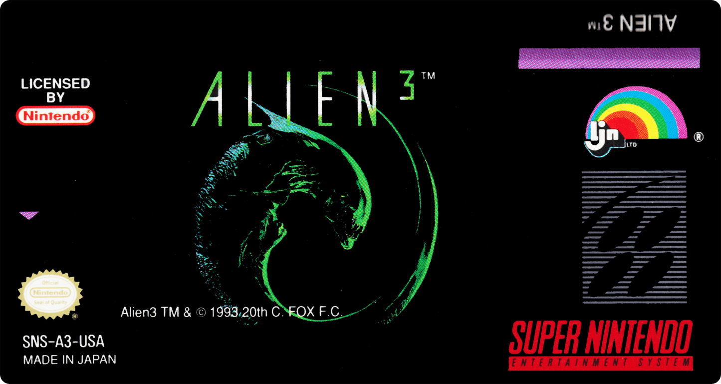 Alien 3 Cover Art - WOI Solutions