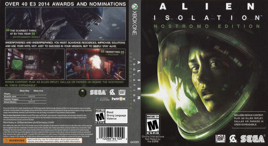 Alien Isolation Nostromo Edition