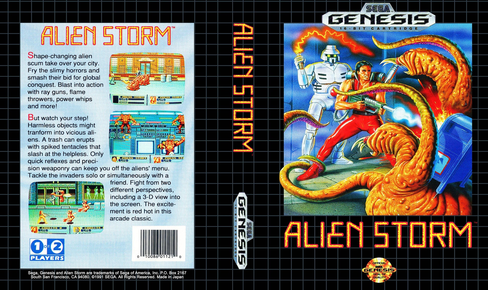 Alien Storm Cover Art - WOI Solutions