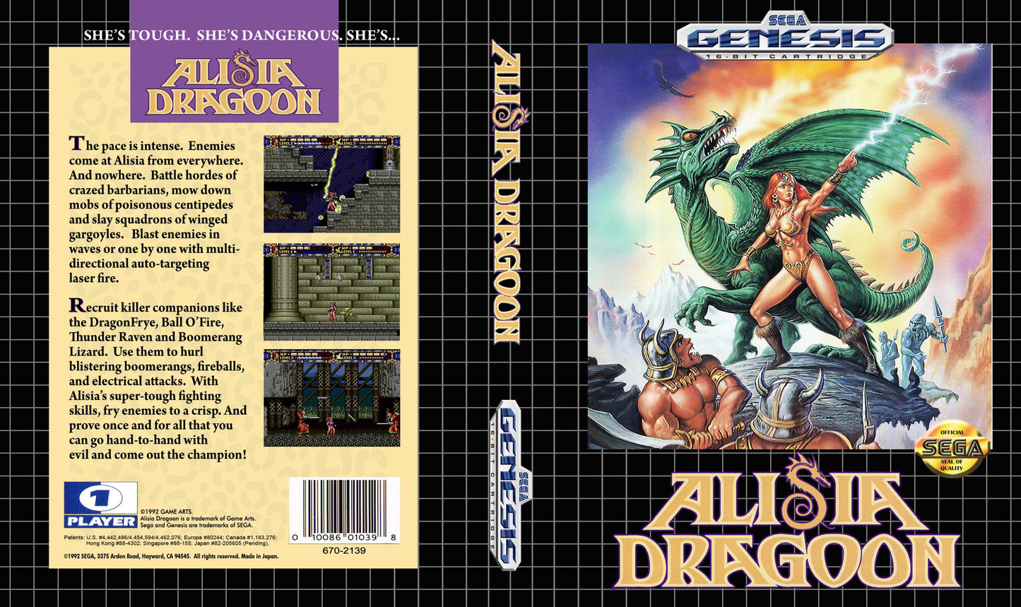 Alisia Dragoon Cover Art - WOI Solutions