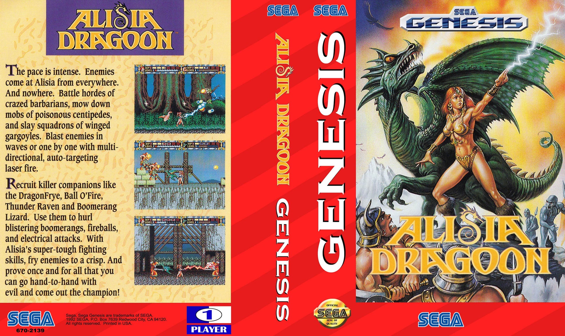 Alisia Dragoon Cover Art - WOI Solutions