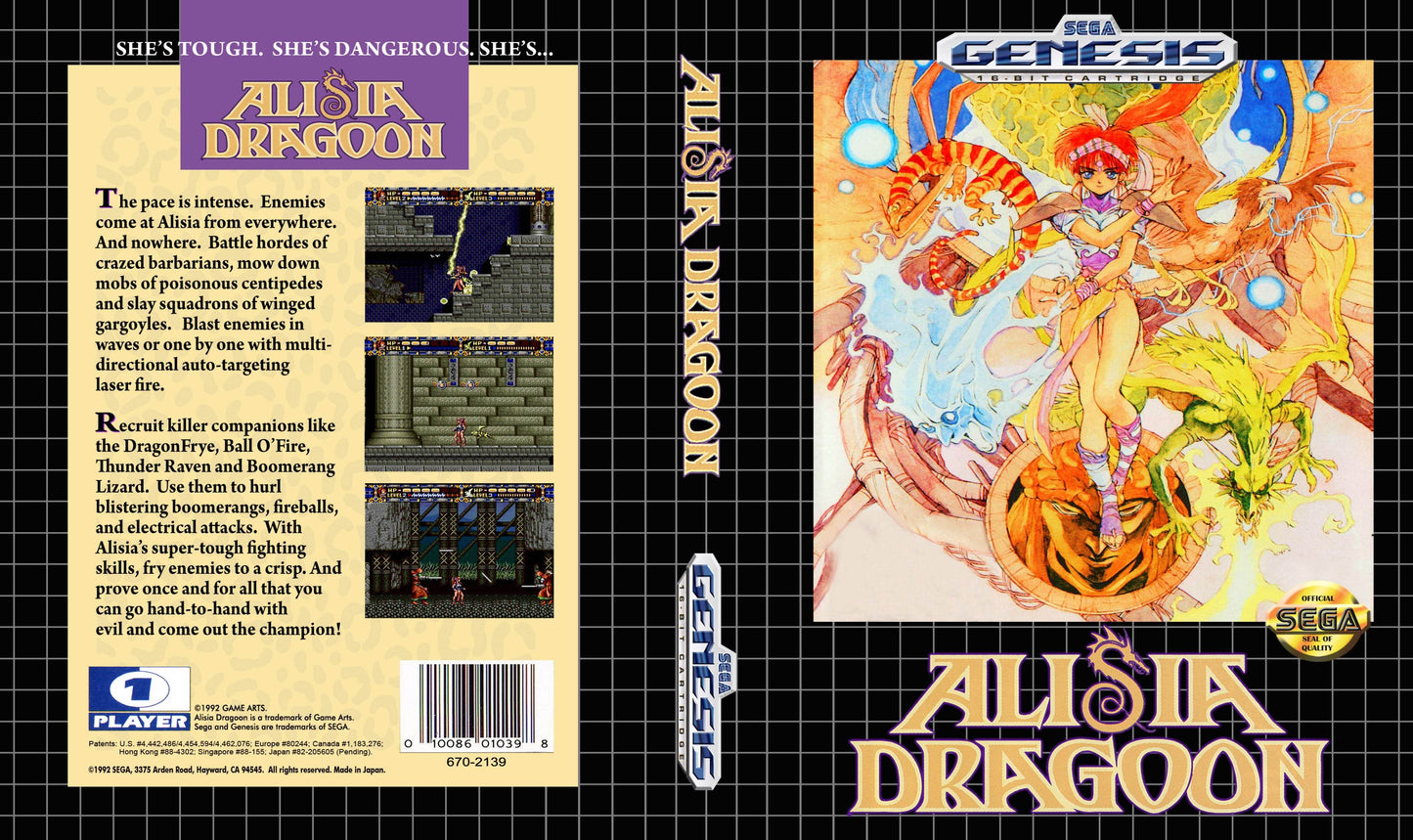 Alisia Dragoon Cover Art - WOI Solutions