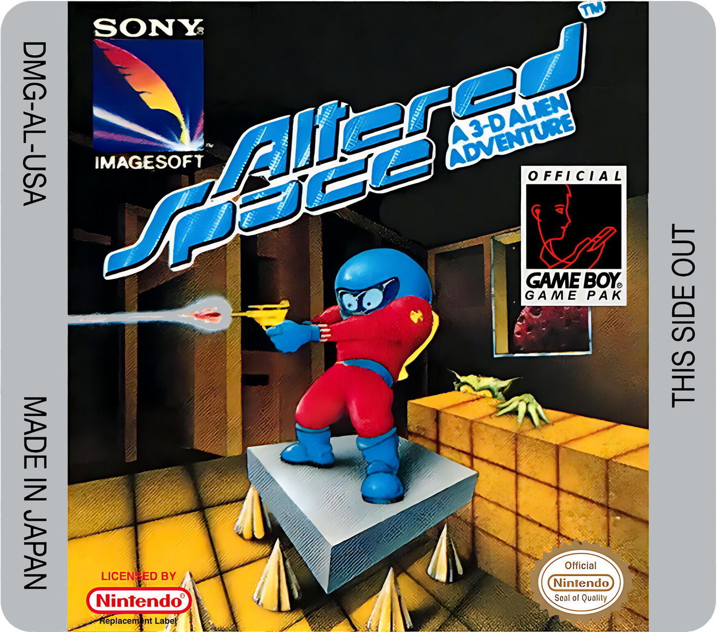Altered Space - A 3-D Alien Adventure Cover Art - WOI Solutions