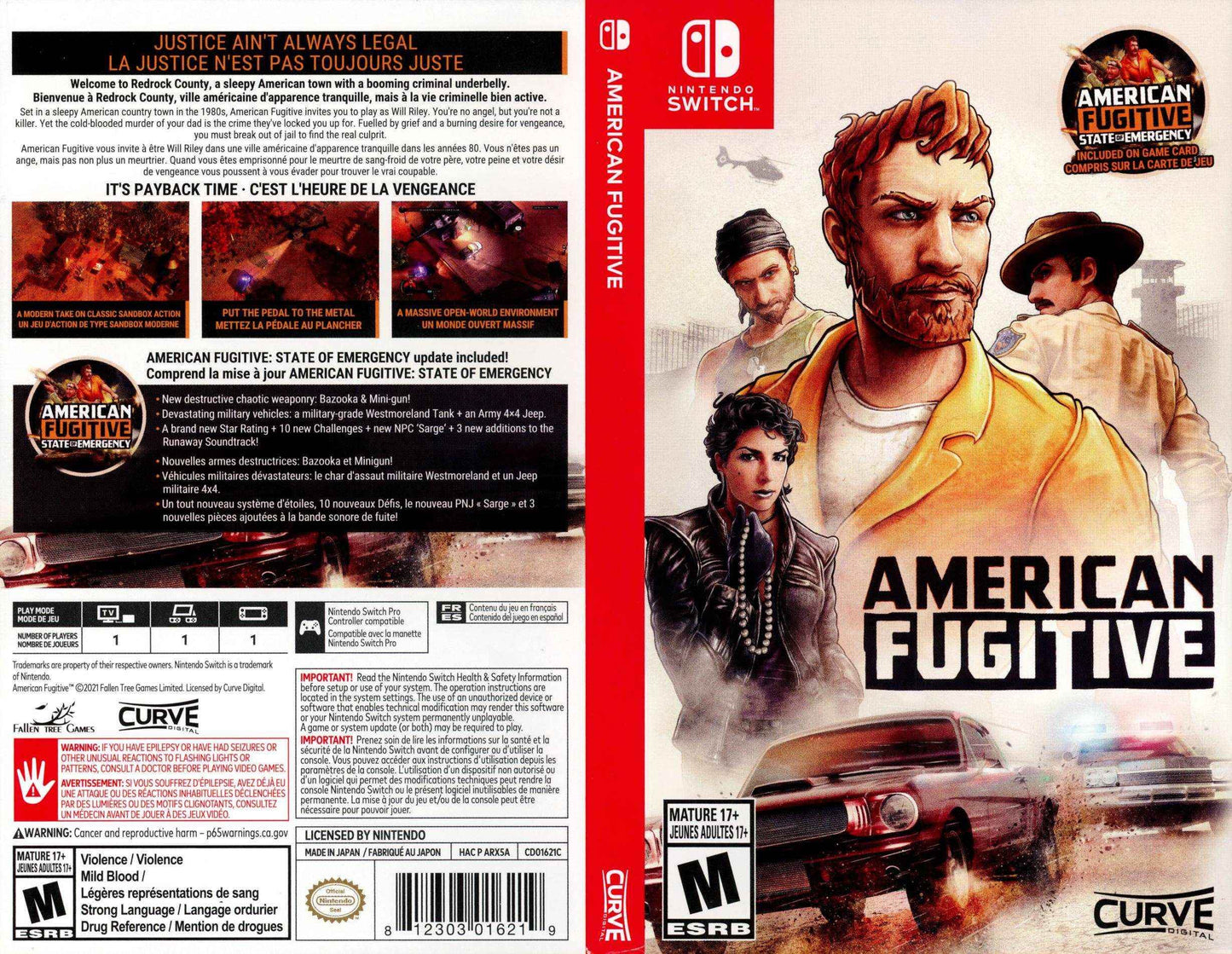 American Fugitive Cover Art - WOI Solutions