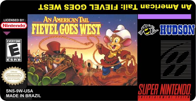 An American Tail Fievel Goes West Cover Art - WOI Solutions