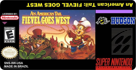 An American Tail Fievel Goes West Cover Art - WOI Solutions