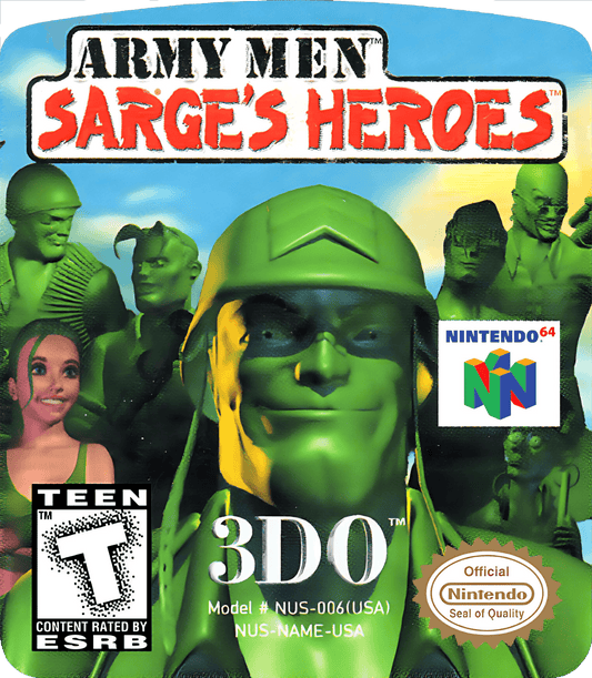 Army Men - Sarge's Heroes Cover Art - WOI Solutions