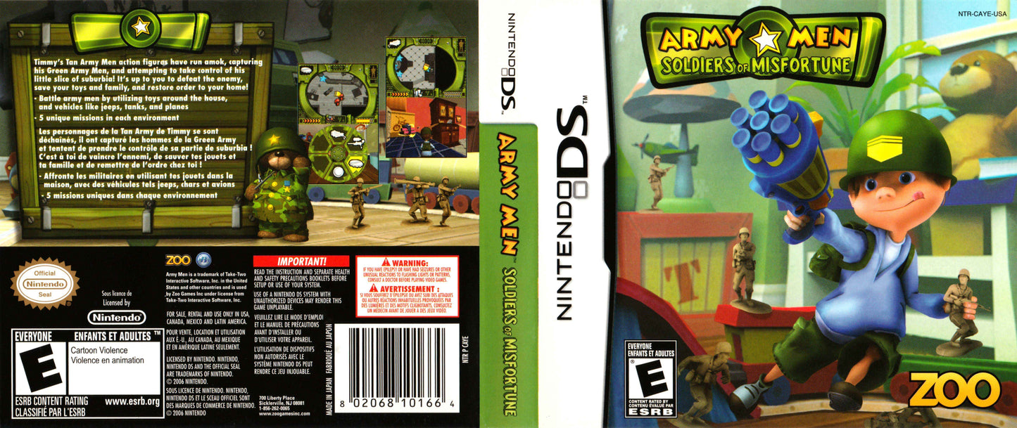 Army Men Soldiers of Misfortune Cover Art - WOI Solutions