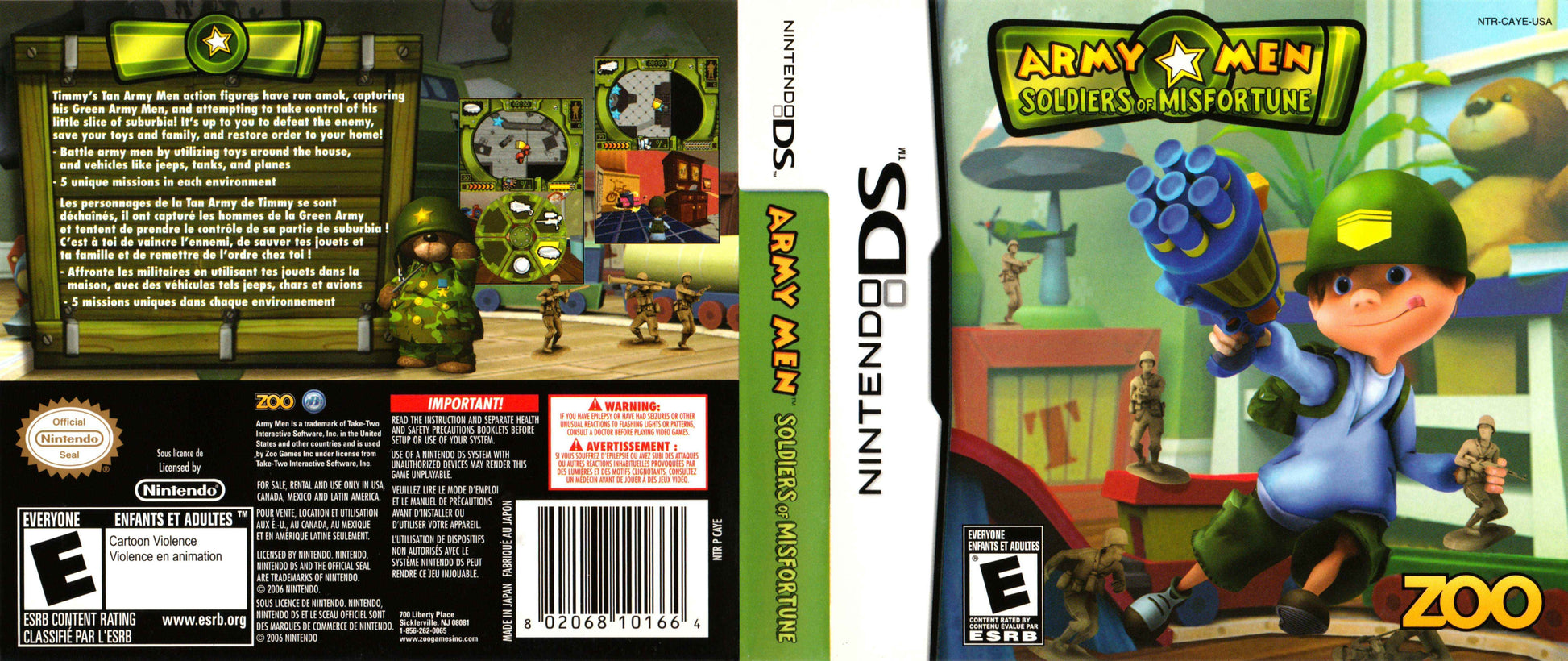 Army Men Soldiers of Misfortune Cover Art - WOI Solutions