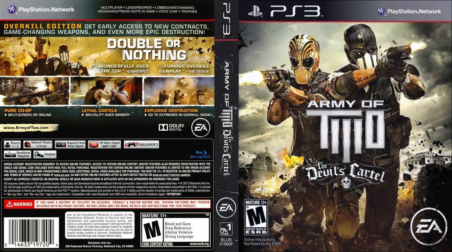 Army of Two The Devil's Cartel Overkill Edition