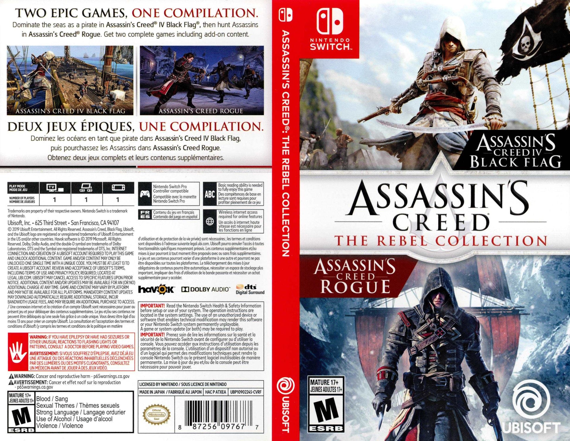 Assassin's Creed The Rebel Collection