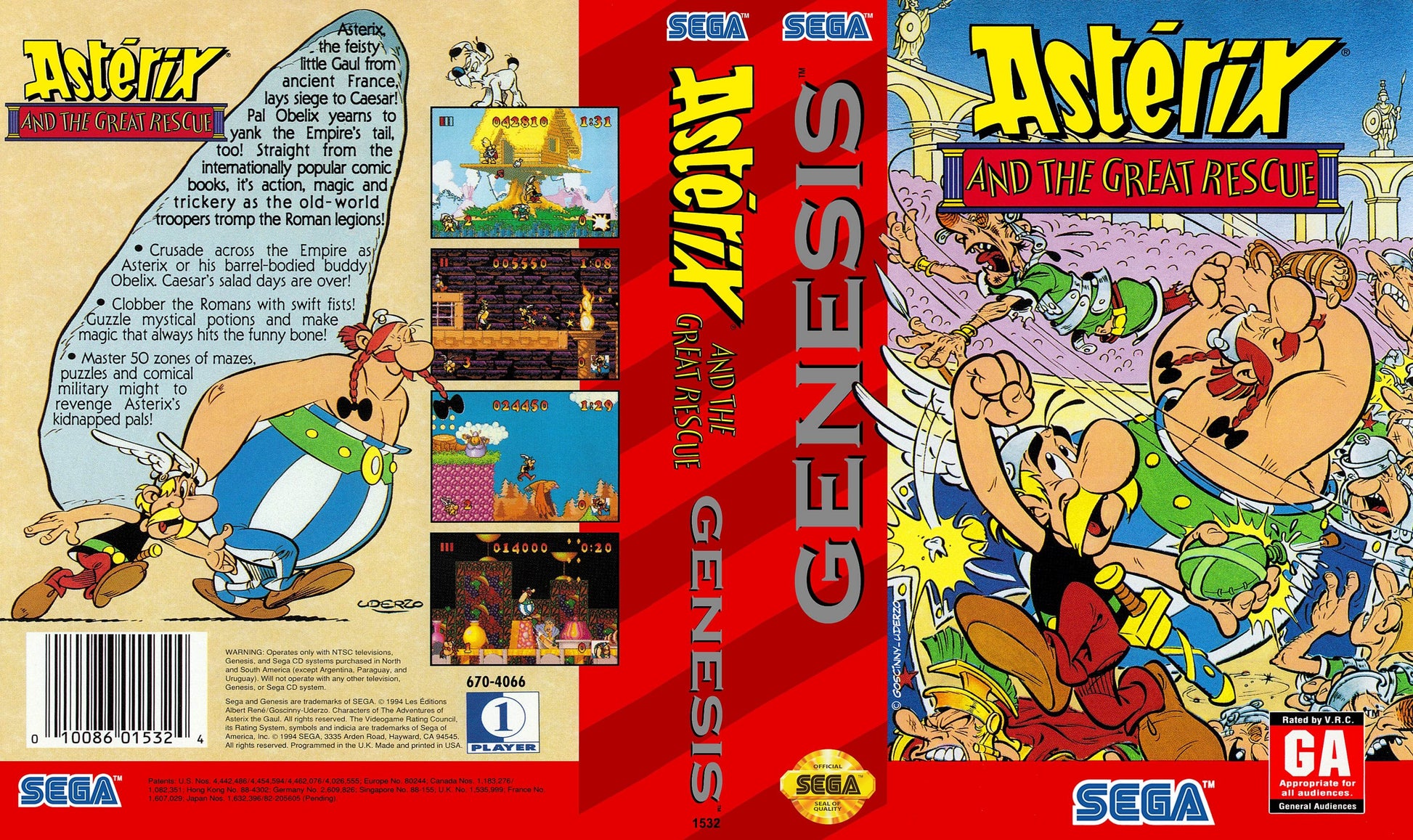 Asterix and the Great Rescue Cover Art - WOI Solutions
