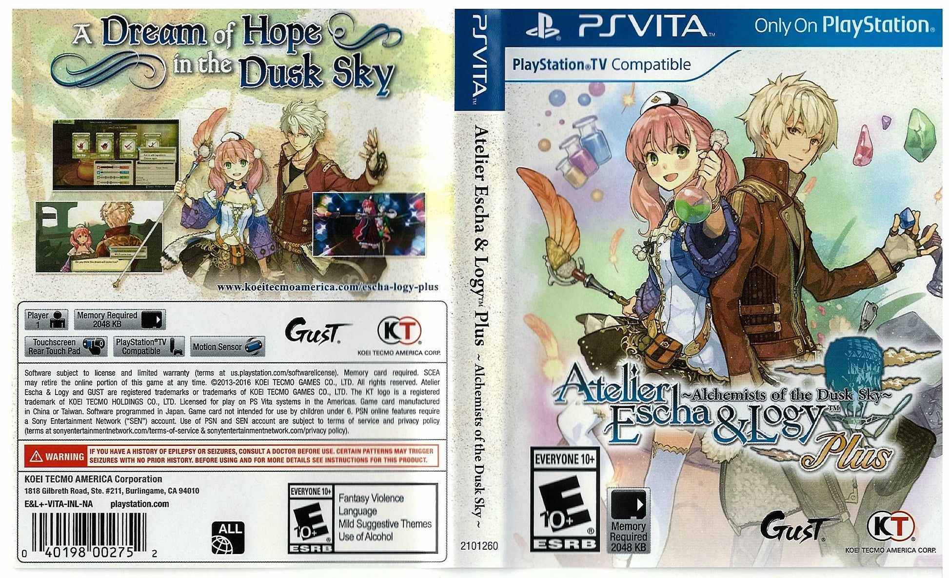 Atelier Escha & Logy Plus Alchemists of the Dust Sky