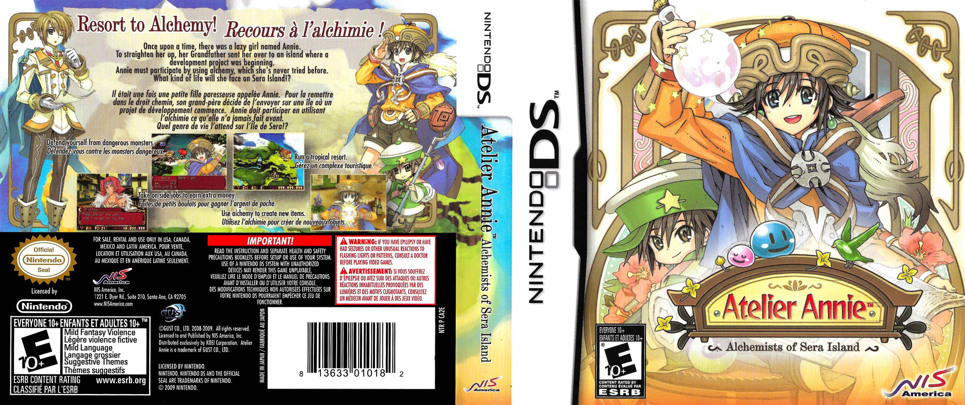 Atelier Annie Alchemists of Sera Island Cover Art - WOI Solutions