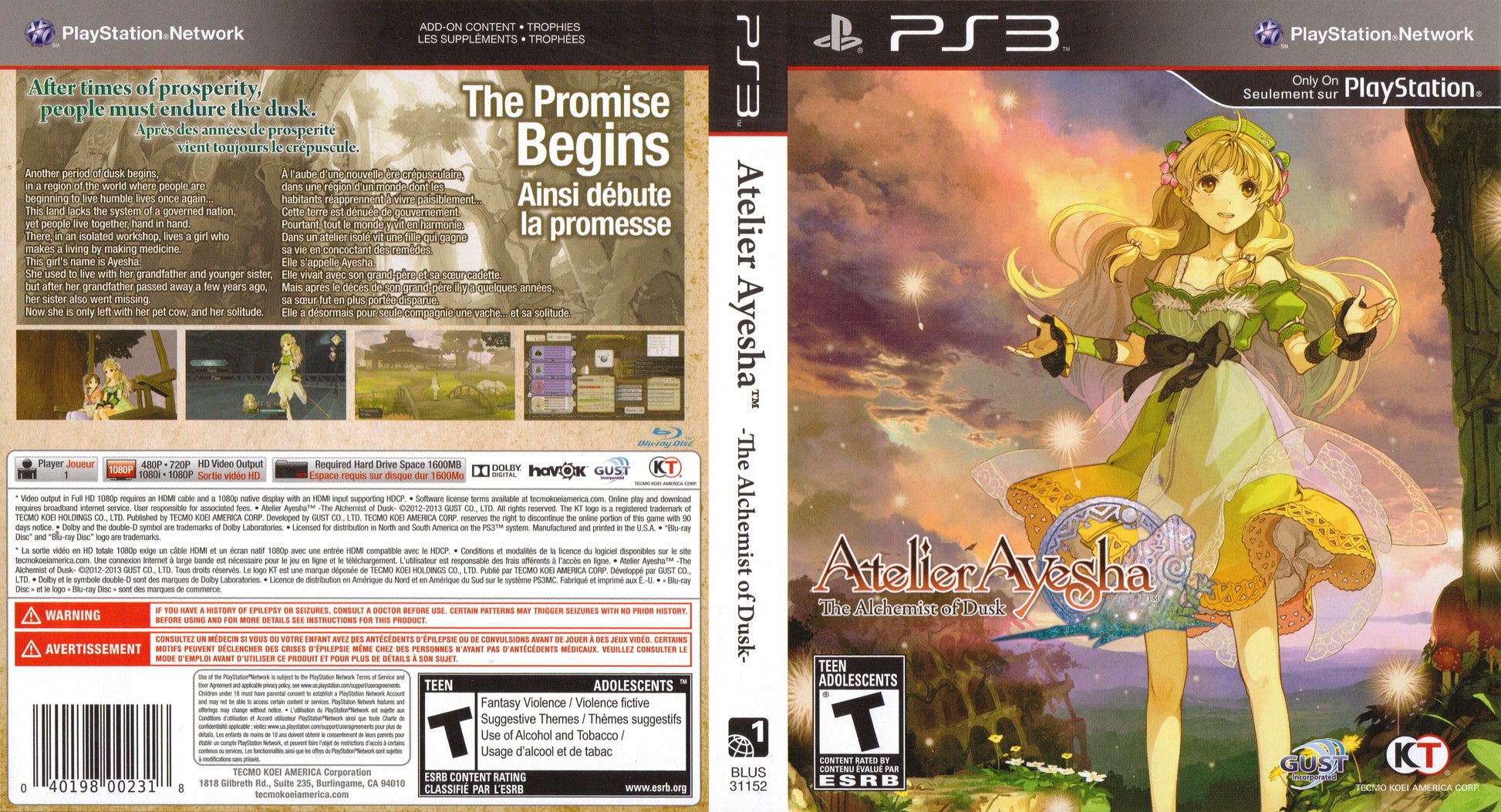 Atelier Ayesha The Alchemist of Dusk