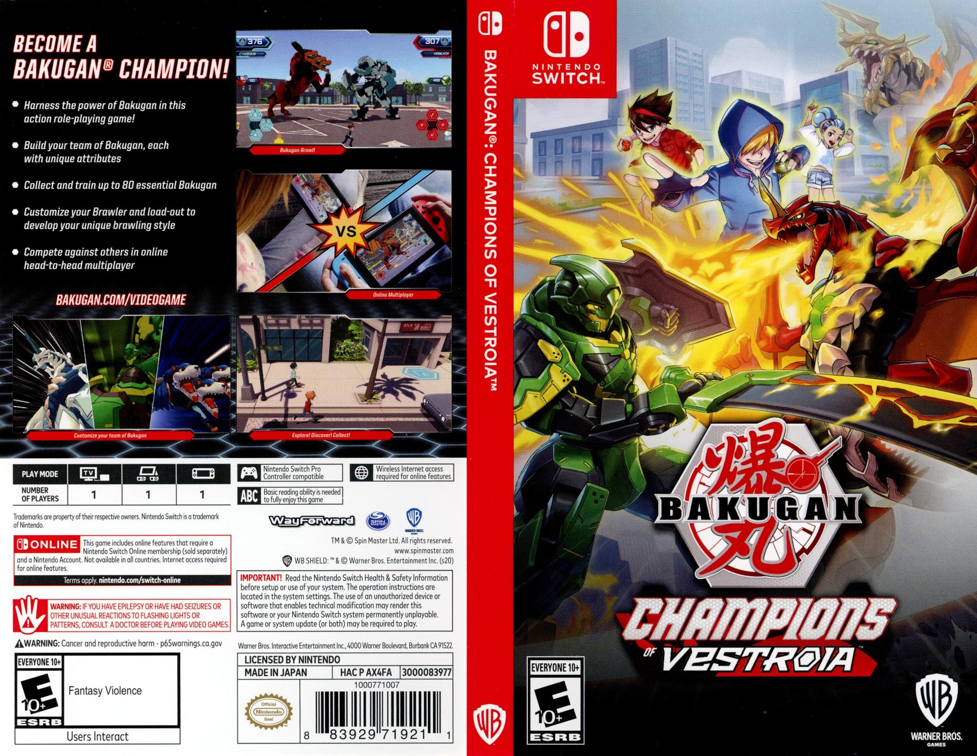 Bakugan Champions of Vestroia