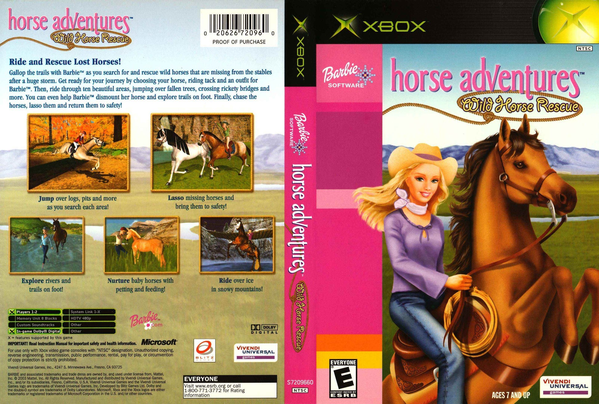 Barbie Horse Adventure Wild Horse Rescue Cover Art - WOI Solutions