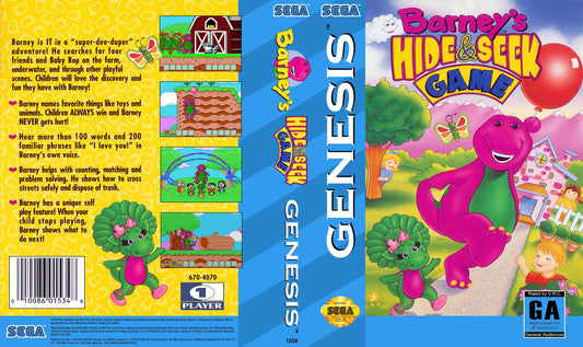 Barney Hide and Seek Cover Art - WOI Solutions