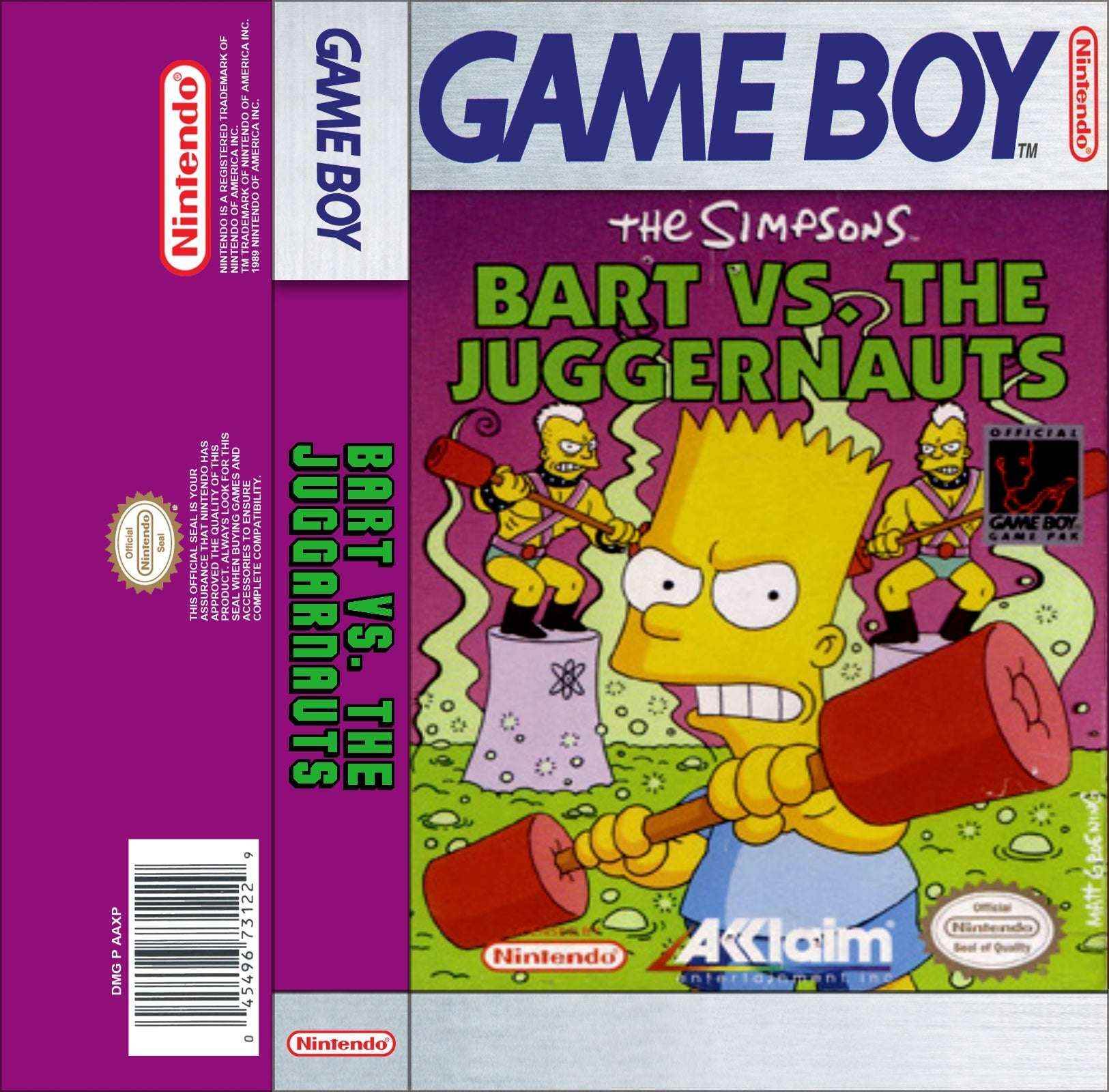 Bart Vs The Juggernauts Cover Art - WOI Solutions