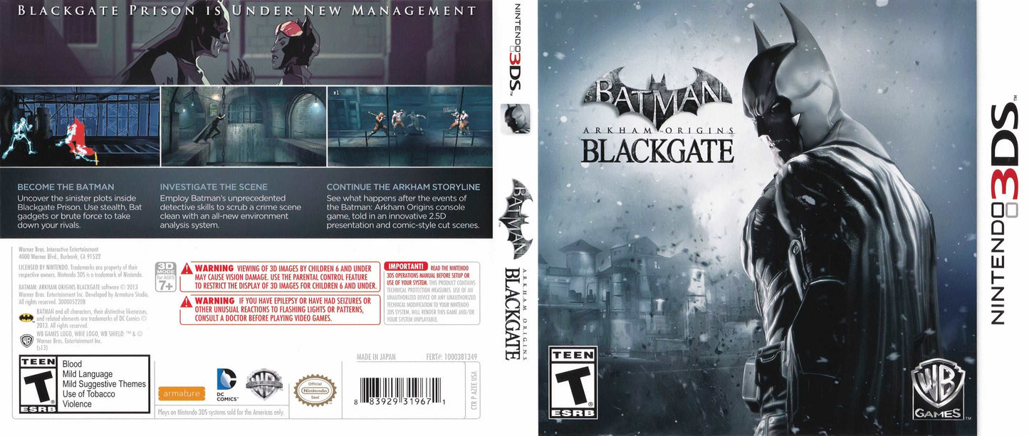 Batman Arkham Origins Blackgate