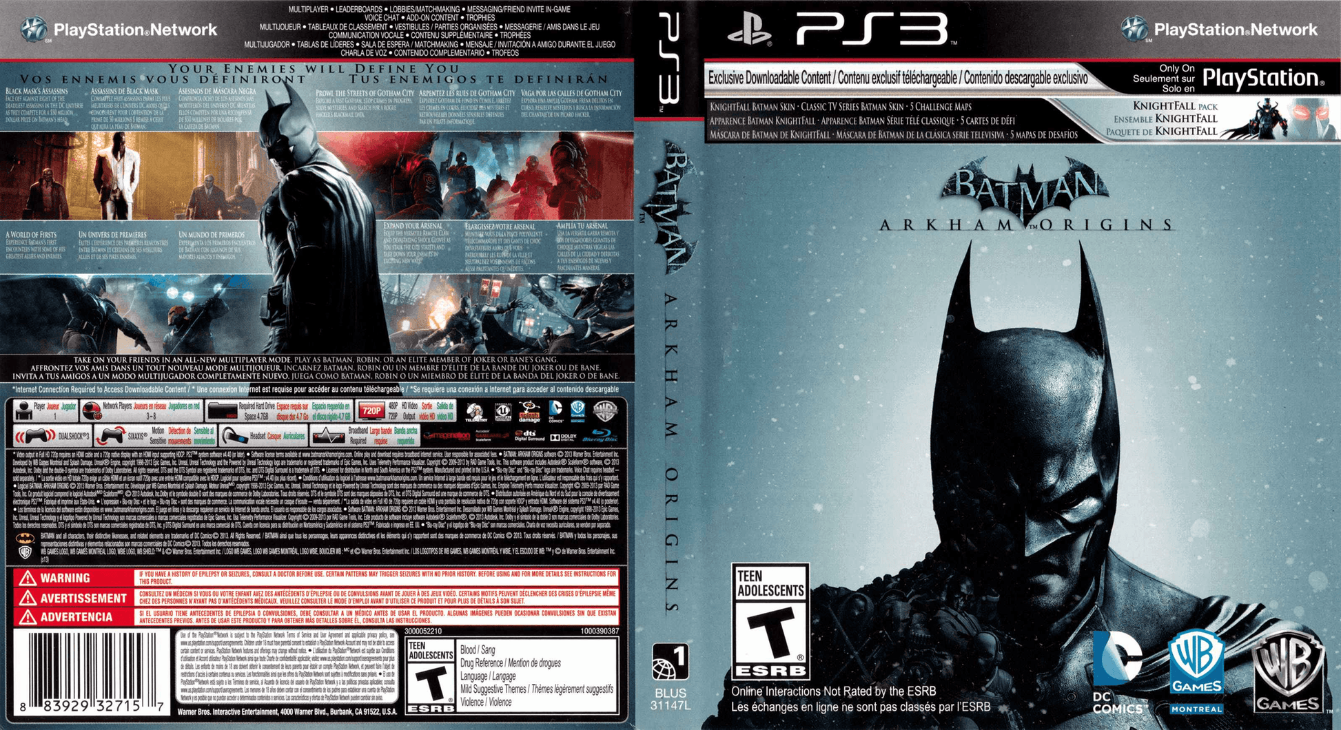 Batman Arkham Origins Cover Art - WOI Solutions
