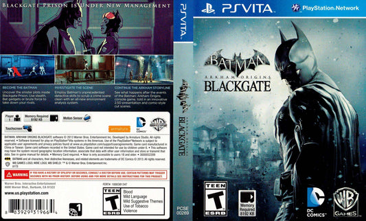 Batman Arkham Origins Blackgate