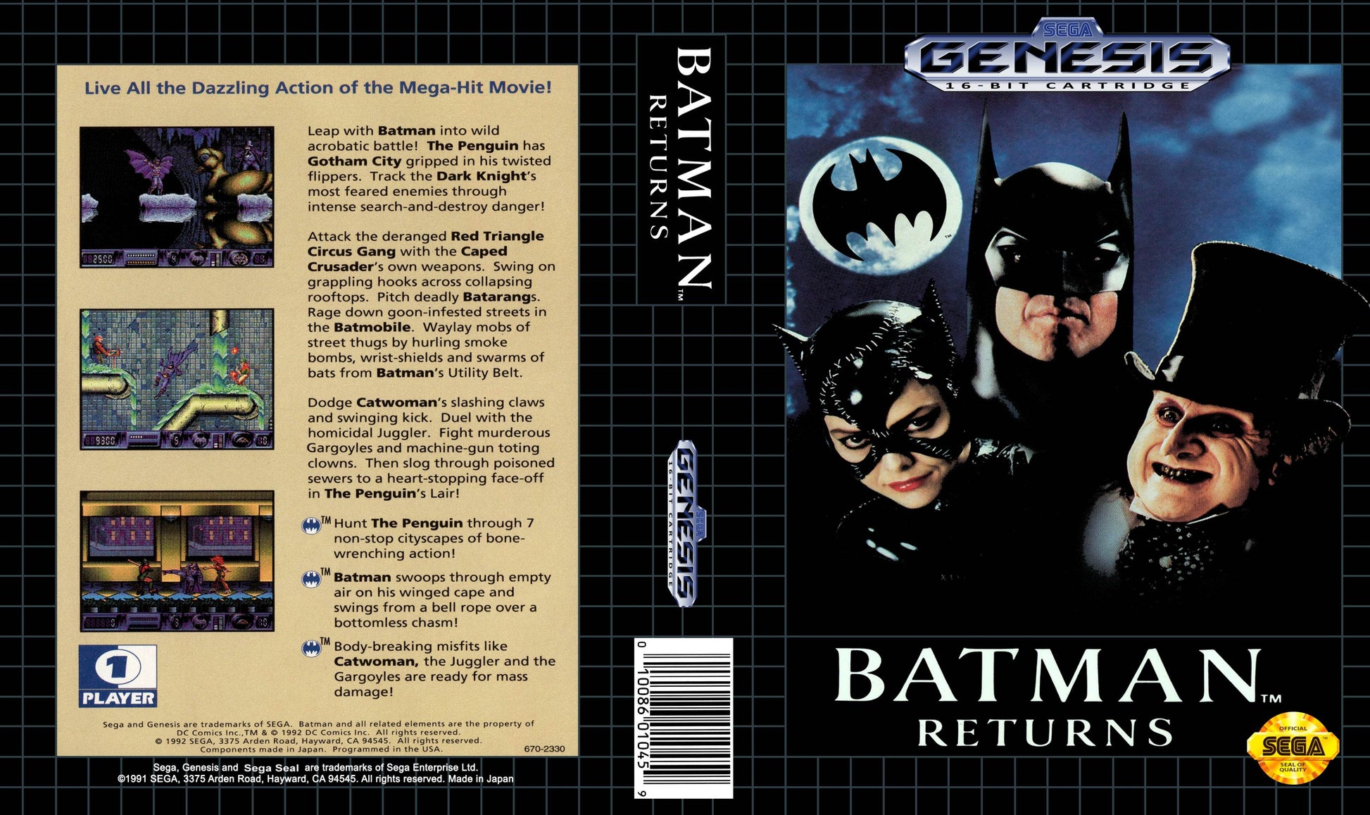 Batman Returns Cover Art - WOI Solutions