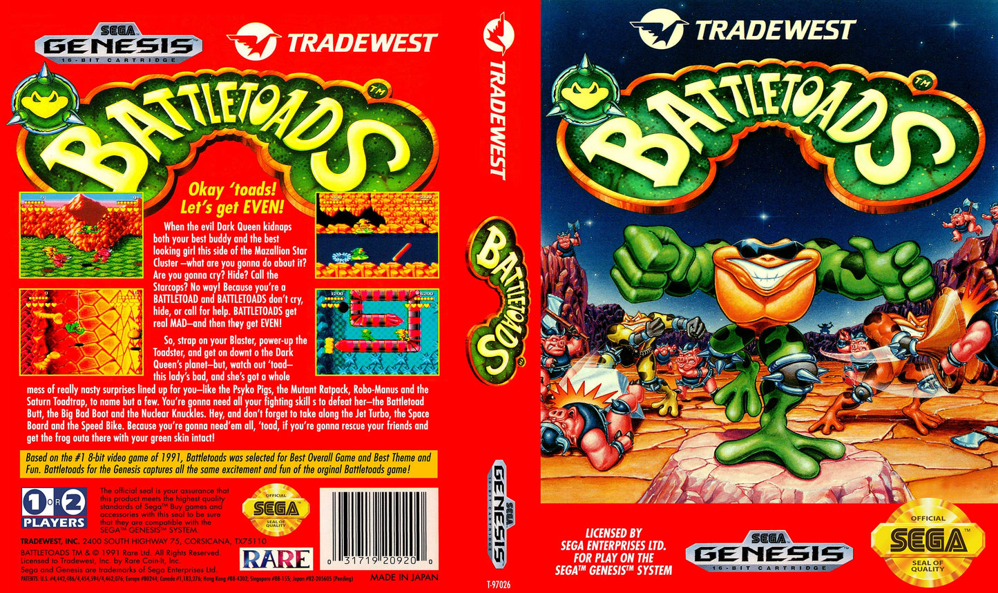 Battletoads Cover Art - WOI Solutions