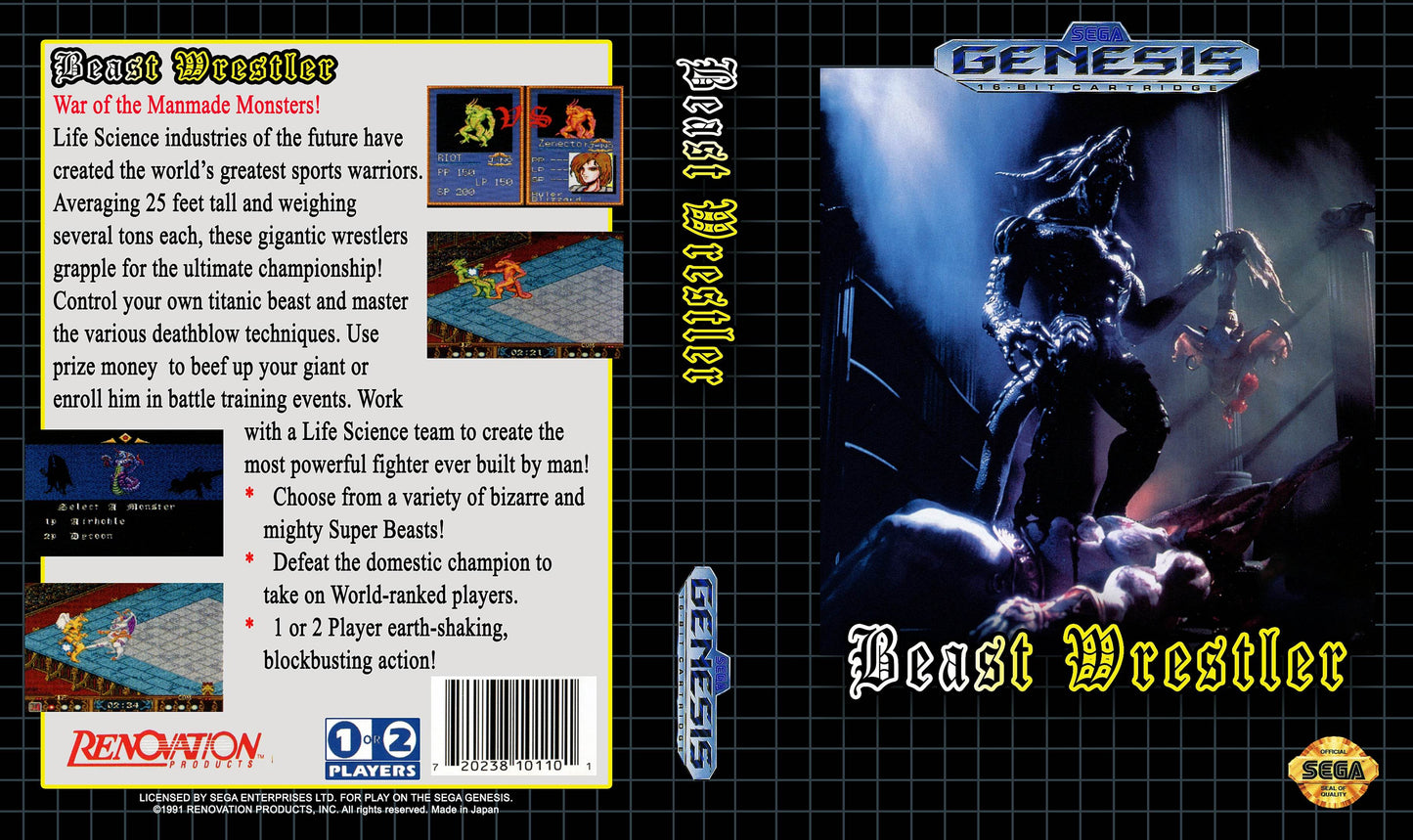 Beast Wrestler Cover Art - WOI Solutions