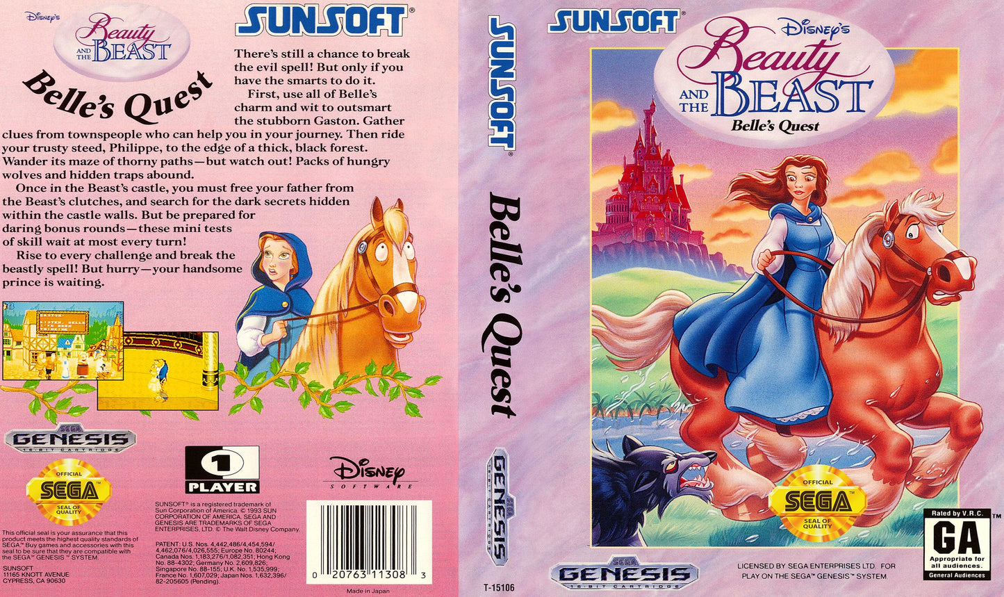 Beauty and the Beast Belle's Quest Cover Art - WOI Solutions