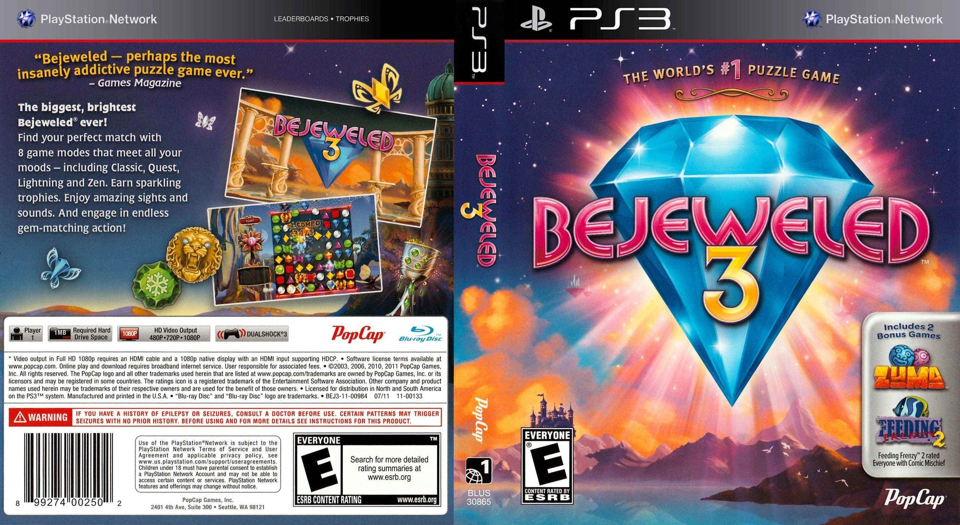 Bejeweled 3 Cover Art - WOI Solutions