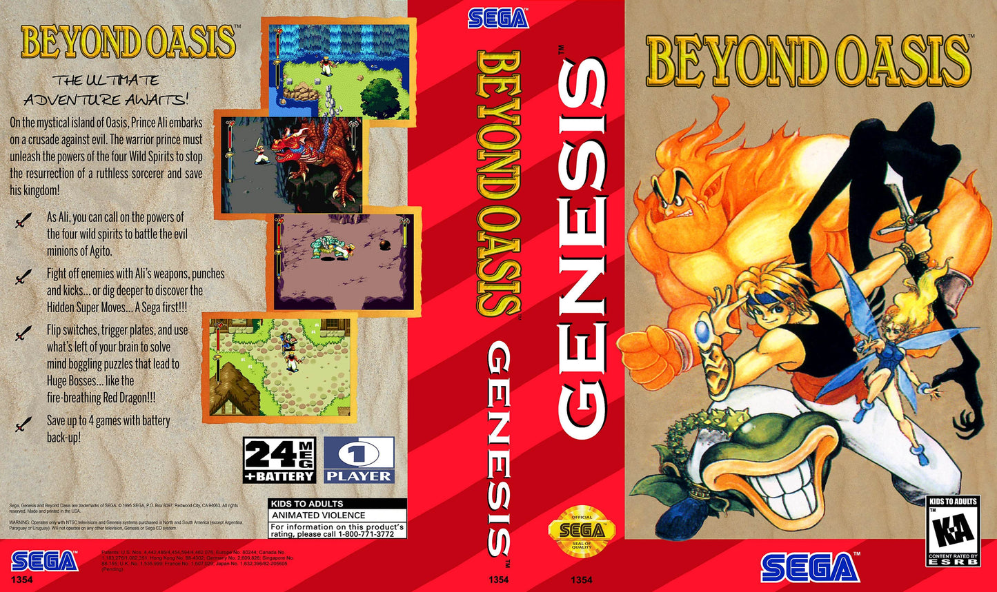 Beyond Oasis Cover Art - WOI Solutions