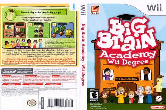 Big Brain Academy Wii Degree Cover Art - WOI Solutions
