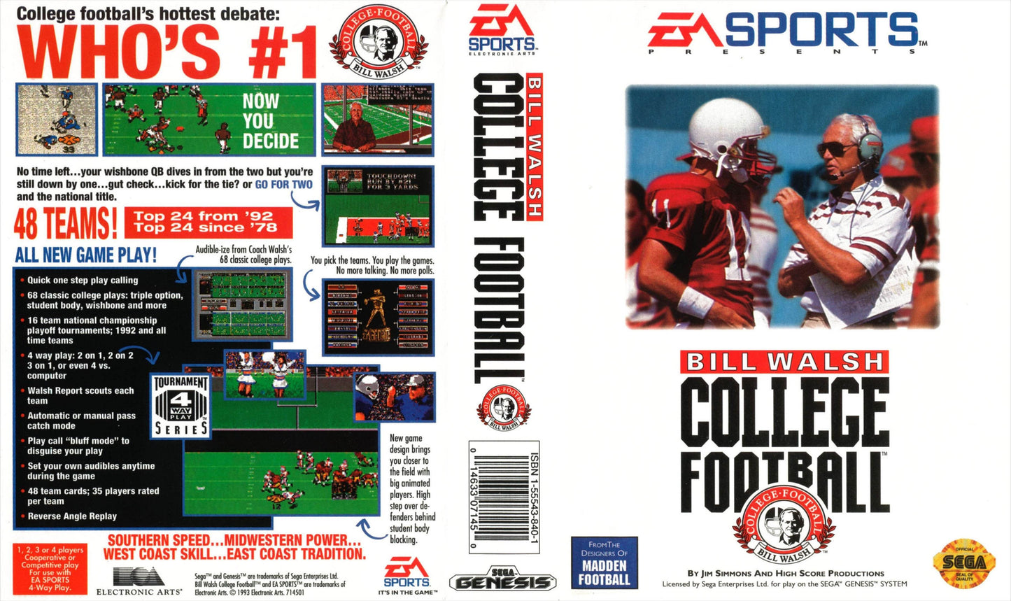 Bill Walsh College Football Cover Art - WOI Solutions