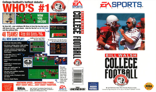 Bill Walsh College Football Cover Art - WOI Solutions