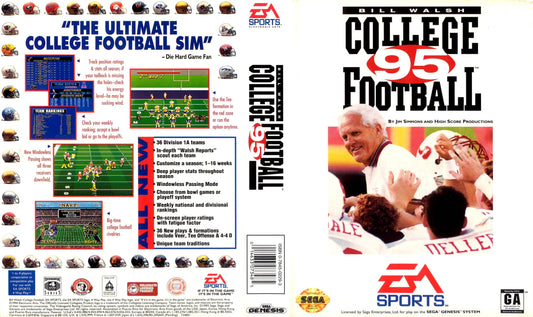 Bill Walsh College Football 95 Cover Art - WOI Solutions