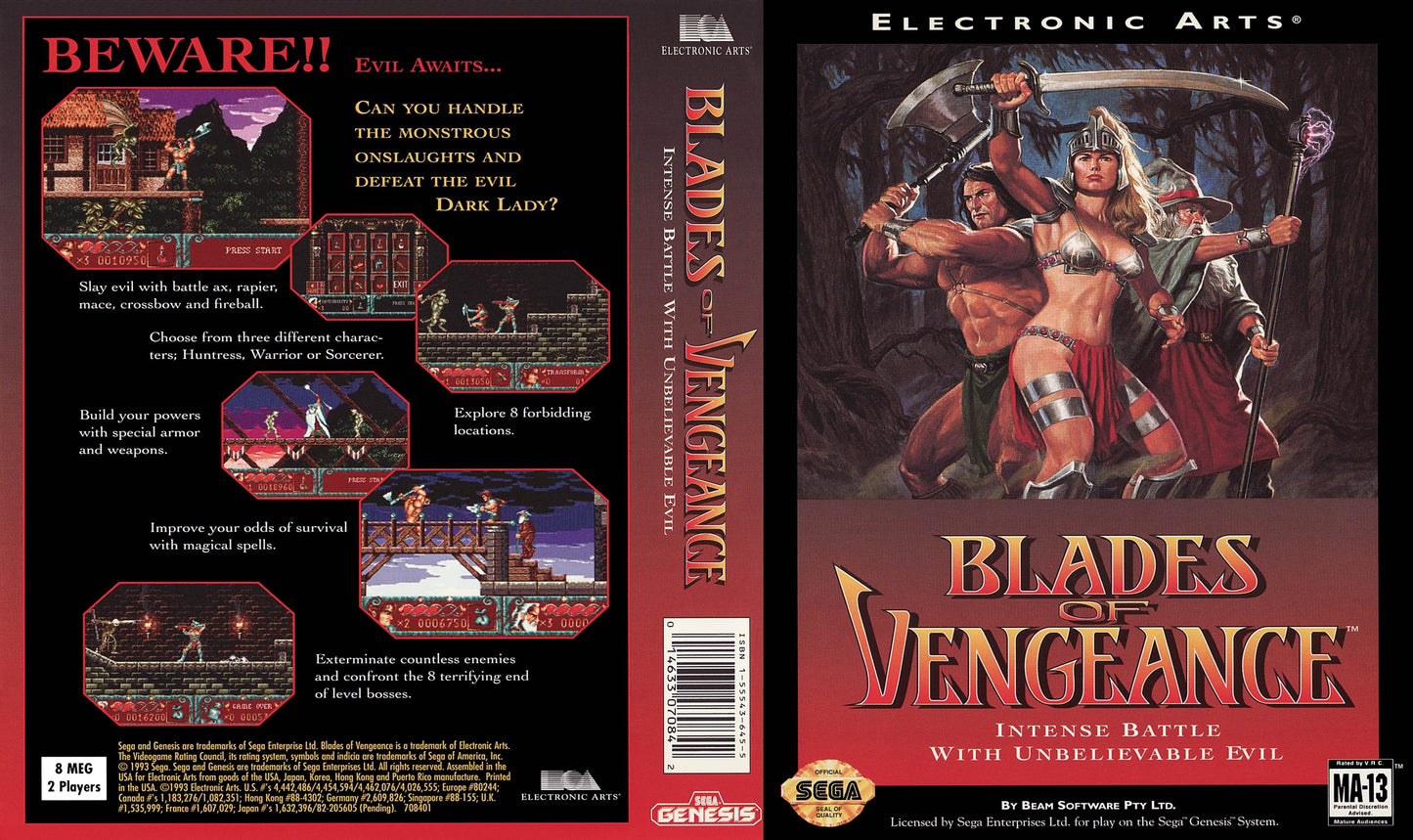 Blades of Vengeance Cover Art - WOI Solutions